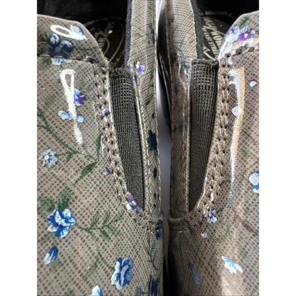 EASY WORKS Women’s Slip on Clogs Comfort Work Shoes Size 11 M Floral Gray Blue - Picture 11 of 15